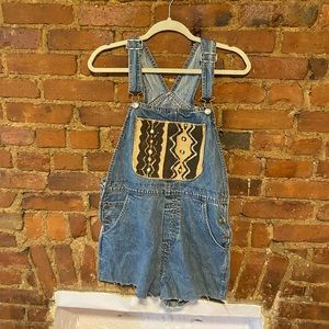 Short Denim Overalls